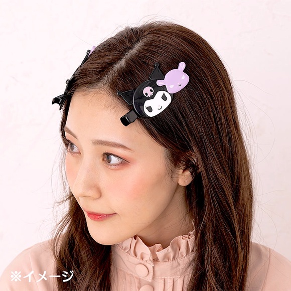 Sanrio Kuromi Hair Clips, Set of 2 - Picture 7 of 7
